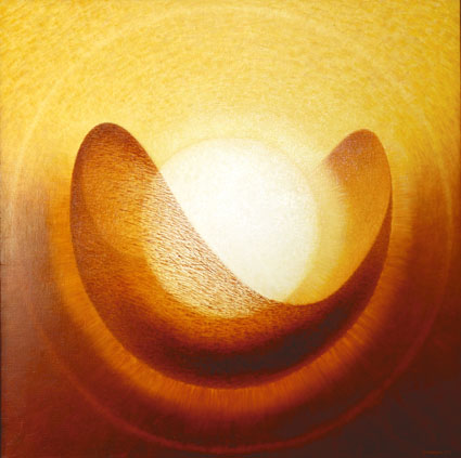 13. Zrození slunce /Birth of the Sun / 1999/olej na plátně / 70 x 70-PRODÁNO