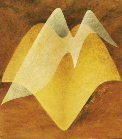 7.Cestou sebepoznání / Trought Path of Self-knowledge /1998/olej na plátně / 40 x 45 -PRODÁNO