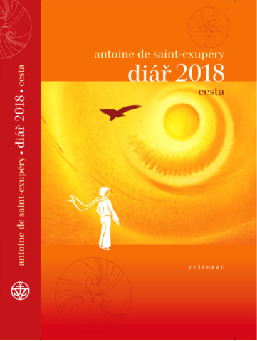 Obálka diáře na rok 2018: "Cesta" s citáty Antoine de saint-Exuperyho